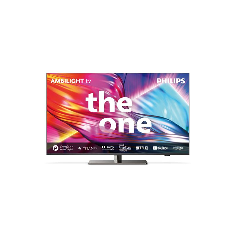 TV LED Philips The One 43PUS8949 108 cm Ambilight 4K UHD Smart TV 2024 Gris anthracite