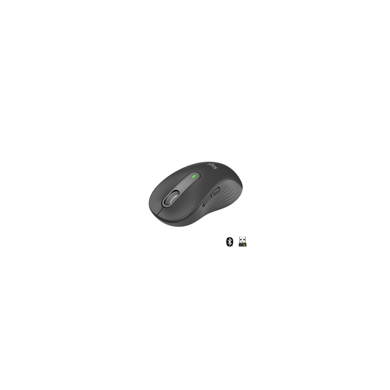 Souris Logitech Sans Fil Grande Taille Signature M650 L Silencieuse, Bluetooth Graphite