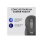 Souris Logitech Sans Fil Grande Taille Signature M650 L Silencieuse, Bluetooth Graphite