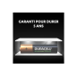 Pile rechargeable Duracell RCR AAA X2 900 MAH