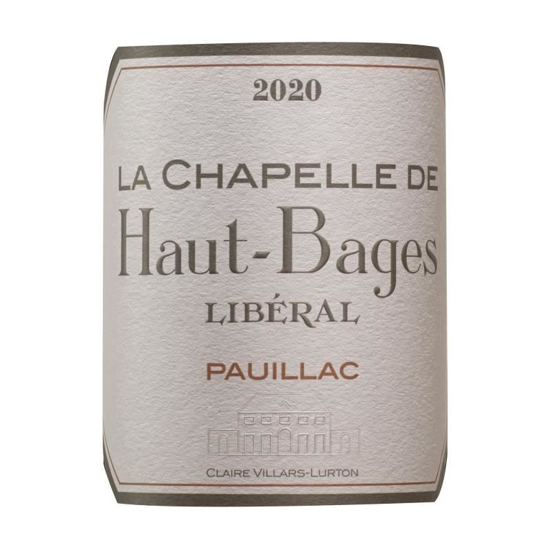 La Chapelle de Haut-Bages Libéral 2020 Pauillac - Vin rouge de Bordeaux