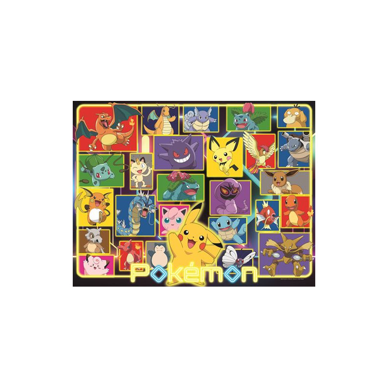 Puzzle Ravensburger Pokémon lumineux 2000 piecès