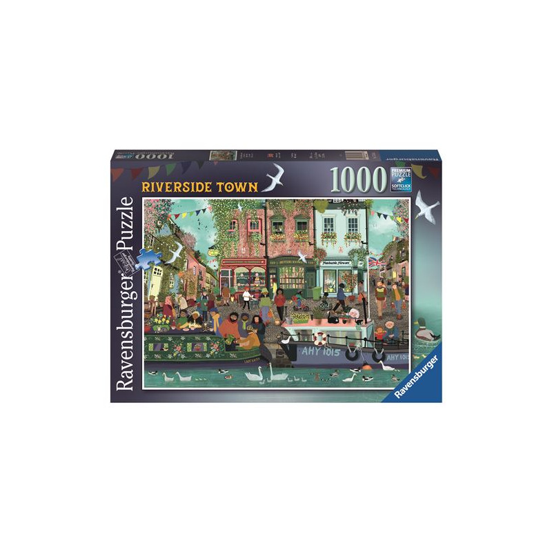 Puzzle Ravensburger Le long du fleuve 1000 piecès