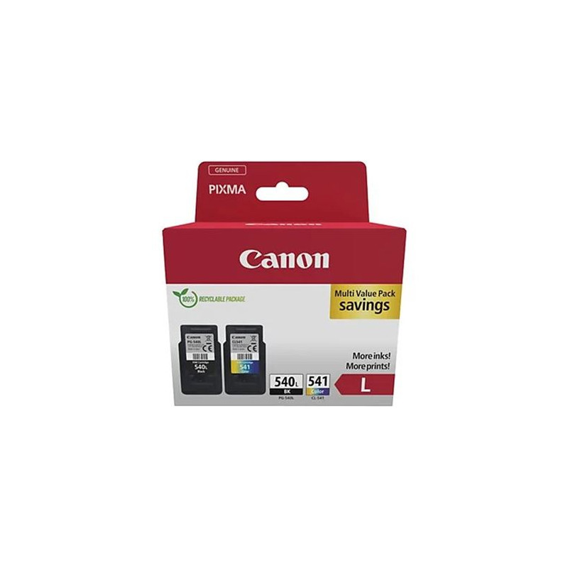 Pack de 2 cartouches d encre Canon PK PG540L CL541 Noir Cyan Jaune et Magenta