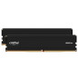 Mémoire RAM - CRUCIAL - Pro DDR5 32Go Kit (2x16Go) - 6000MHz - Intel XMP 3.0 - 32Go DDR5 - CP2K16G60C48U5