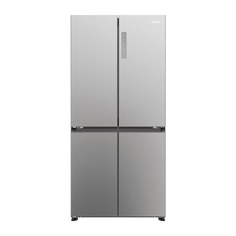 Réfrigérateur multi-portes - HAIER - HCR3818ENMM - Classe E - 467 L - 35 dB - 181,5 x 83,3 x 65 cm - Silver