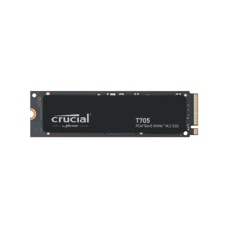 SSD Interne Gaming - CRUCIAL - T705 SSD 2To PCIe Gen5 NVMe M.2 (2024) - Rétrocompatibilité PCIe 3.0 et 4.0 - CT2000T705SSD3