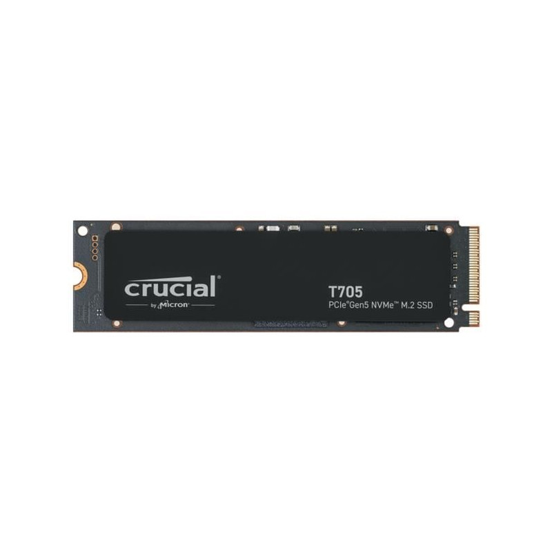 SSD Interne Gaming - CRUCIAL - T705 SSD 4To PCIe Gen5 NVMe M.2 (2024) - Rétrocompatibilité PCIe 3.0 et 4.0 - CT4000T705SSD3