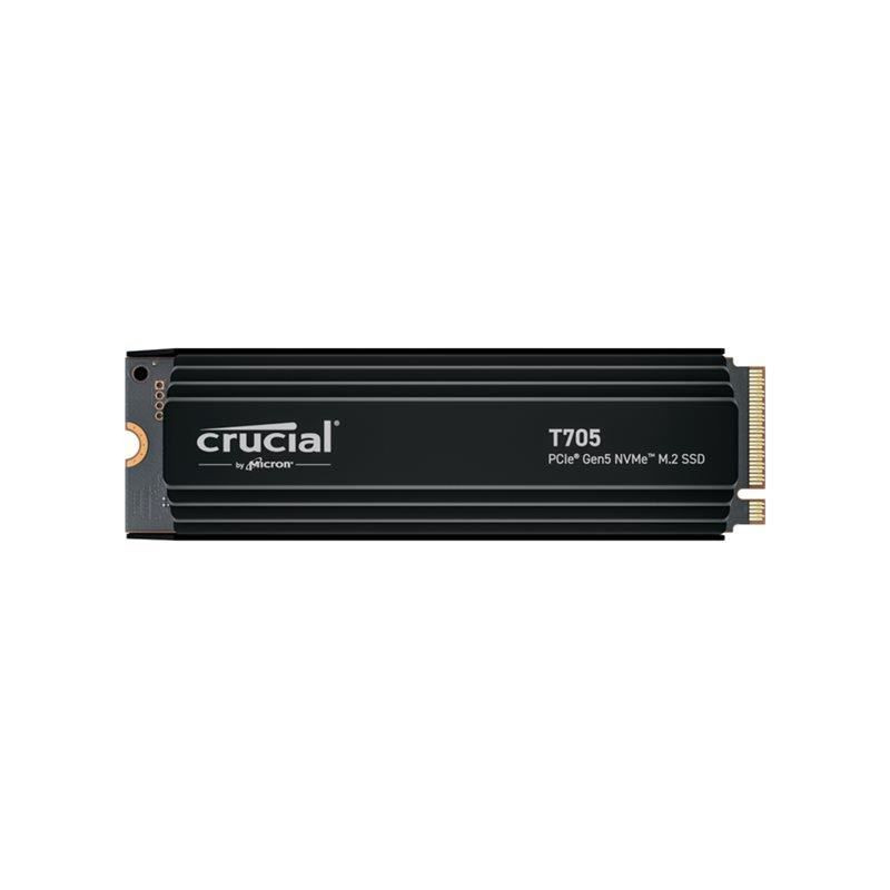 SSD Interne Gaming avec Dissipateur Premium - CRUCIAL - T705 SSD 2To PCIe Gen5 NVMe M.2 (2024) - CT2000T705SSD5