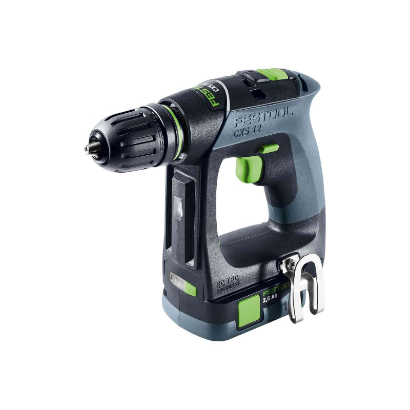 Perceuse visseuse 10,8V CXS 12 2,5 Plus + 2 batteries 2,5Ah + chargeur + coffret SYSTAINER SYS3 M 187 FESTOOL 576864