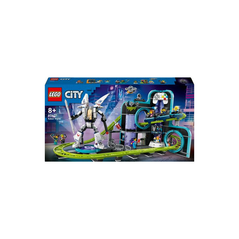 LEGO® City 60421 Le parc d’attractions de Robot World