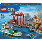 LEGO® City 60422 Le port et le navire marchand