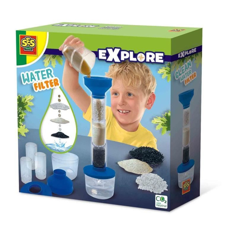 Filtre de nettoyage d'eau - Jouet éducatif - SES CREATIVE - Découvre la science et la nature avec le filtre a eau.