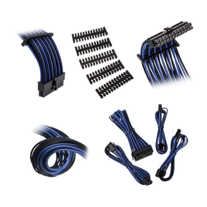 BITFENIX Alchemy 2.0 Extension Cable (Noir Bleu) - Rallonge alimentation câble interne