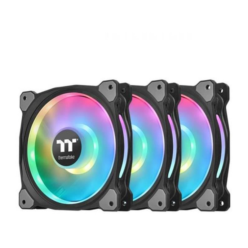 THERMALTAKE Riing Duo 12cm RGB TT Premium (Pack de 3) - Ventilateur 120mm RGB pour boitier