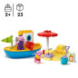 LEGO DUPLO 10432 Le Voyage en Bateau de Peppa Pig - Set de Jeu de Bain pour Tout-petits