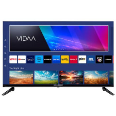 Schneider TV LED 32" HD VIDAA Sans bord - 3xHDMI - 2xUSB - DVBT2/S2 Origine Rouma SCHNEIDER - GMS32A2