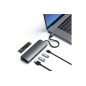 Hub USB Satechi HUB USB C 4 EN 1 AVEC EMPLACEMENT POUR SSD GRIS