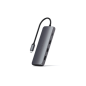 Hub USB Satechi HUB USB C 4 EN 1 AVEC EMPLACEMENT POUR SSD GRIS