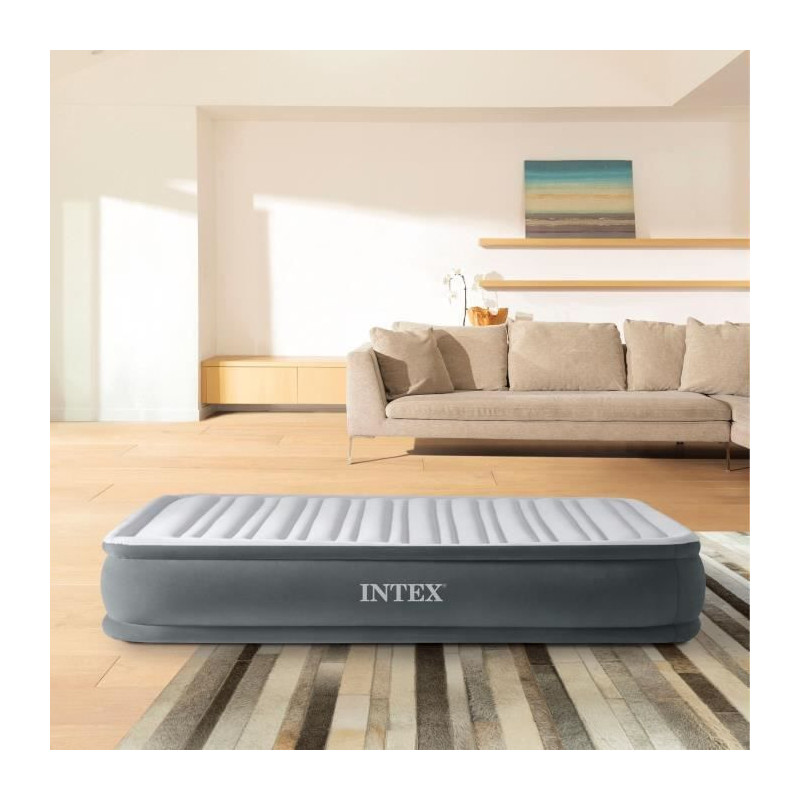 INTEX Lit d'appoint Comfort Plus + électrique 2 personnes 67766ND