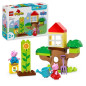 LEGO DUPLO 10431 Le Jardin et la Cabane dans l'Arbre de Peppa Pig - Jouet Créatif