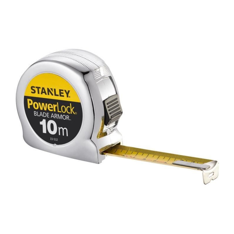 Mesure - STANLEY - 0-33-532 - Blade Armor - 10 m x 25 mm - Powerlock