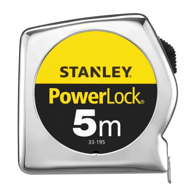 Mesure - STANLEY - 1-33-195 - 5 m x 25 mm - Powerlock Classic ABS