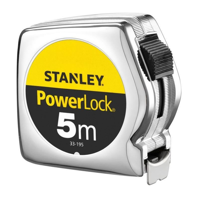 Mesure - STANLEY - 1-33-195 - 5 m x 25 mm - Powerlock Classic ABS