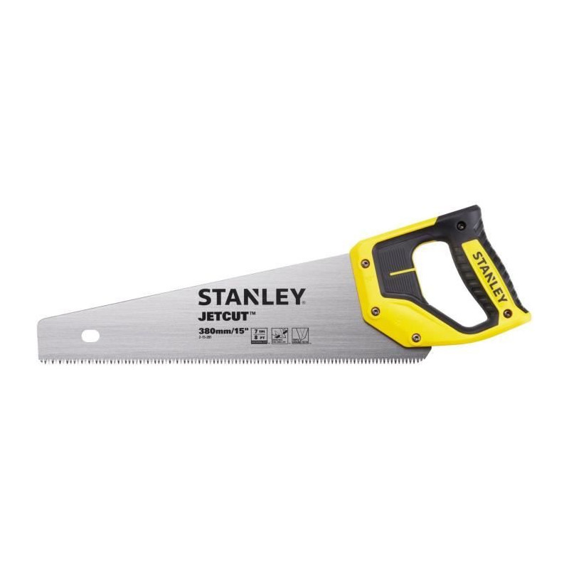 Scie Egoine - STANLEY - 2-15-281 - Jetcut - Coupe de Debit Moyenne Section 380 mm