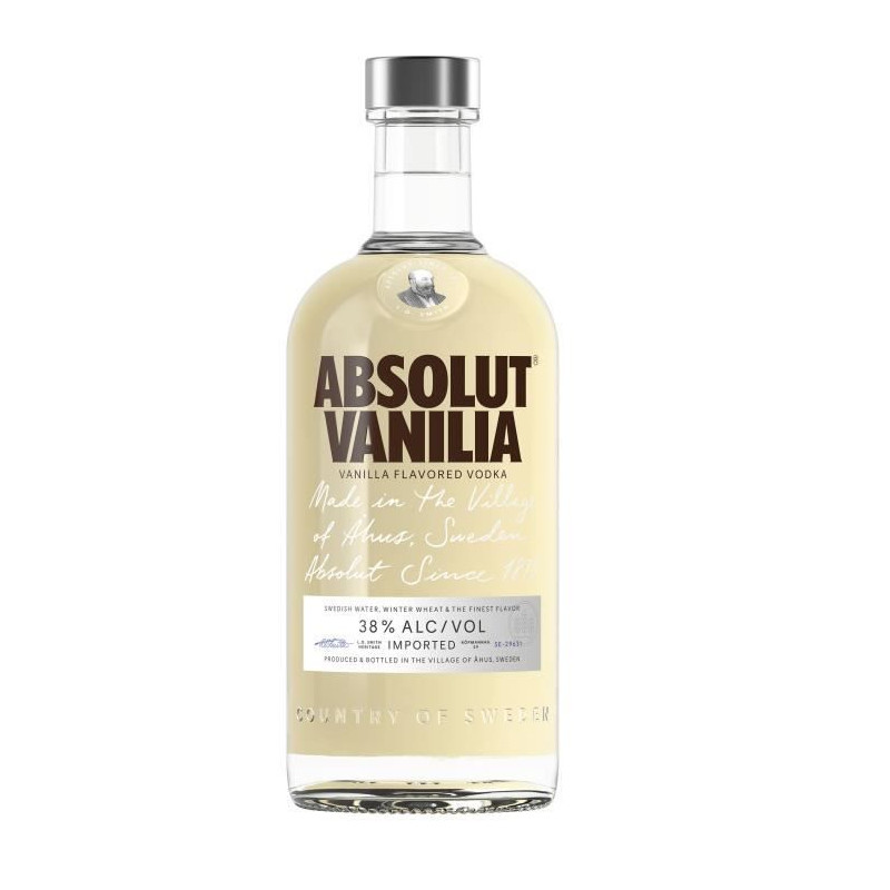 Absolut - Vanille - Vodka aromatisée - 38,0% Vol.