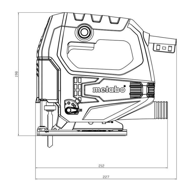 Scie sauteuse METABO STEB 65 Quick Scie sauteuse