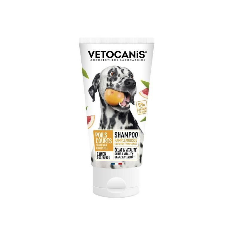 Shampoing - VETOCANIS - BIO000493 - Chien poils courts - 300 ml