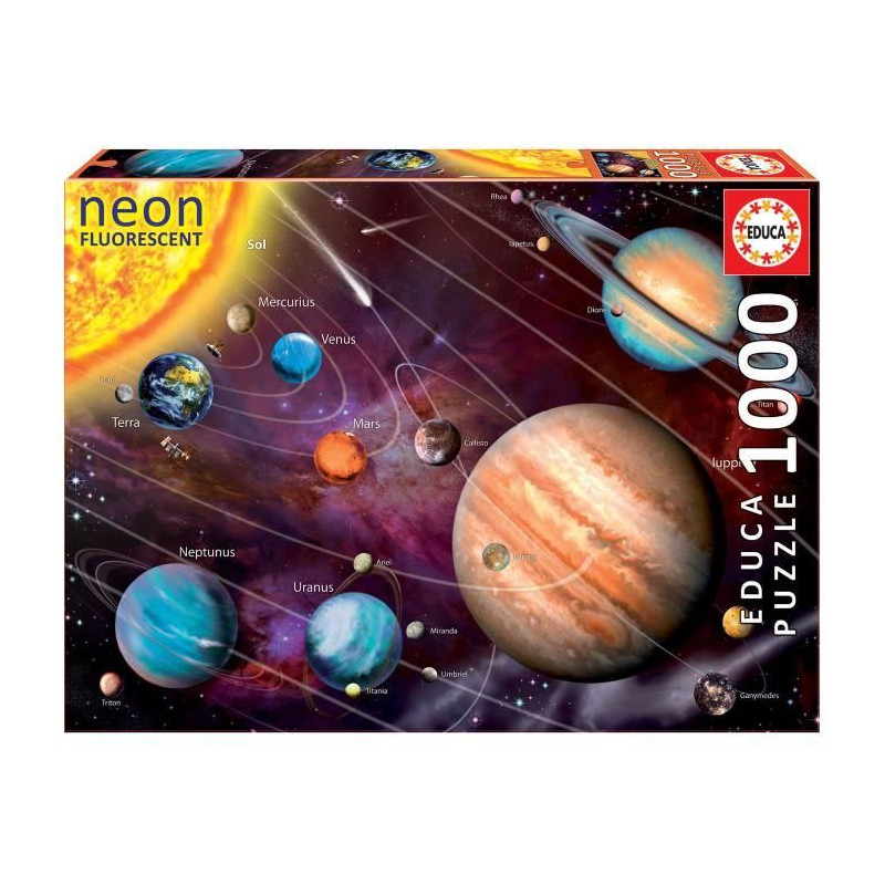 EDUCA - Puzzle Systeme Solaire 1000 pcs