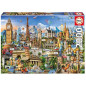 EDUCA Puzzle 2000 pieces Symboles D'Europe