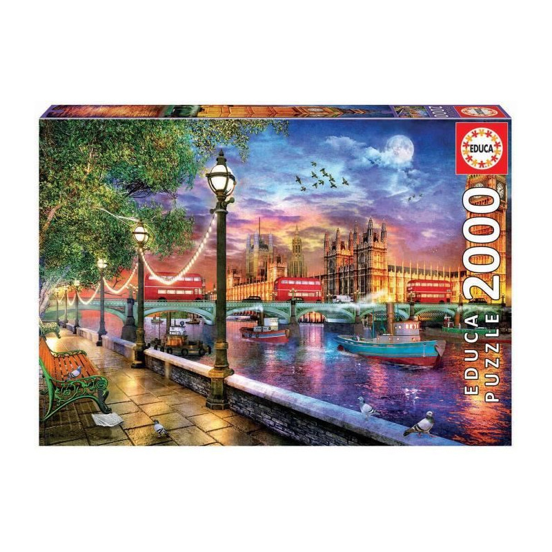 EDUCA - Puzzle - 2000 Londres au coucher du soleil