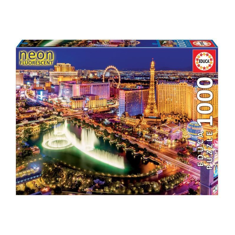 EDUCA - Puzzle - 1000 NEON LAS VEGAS