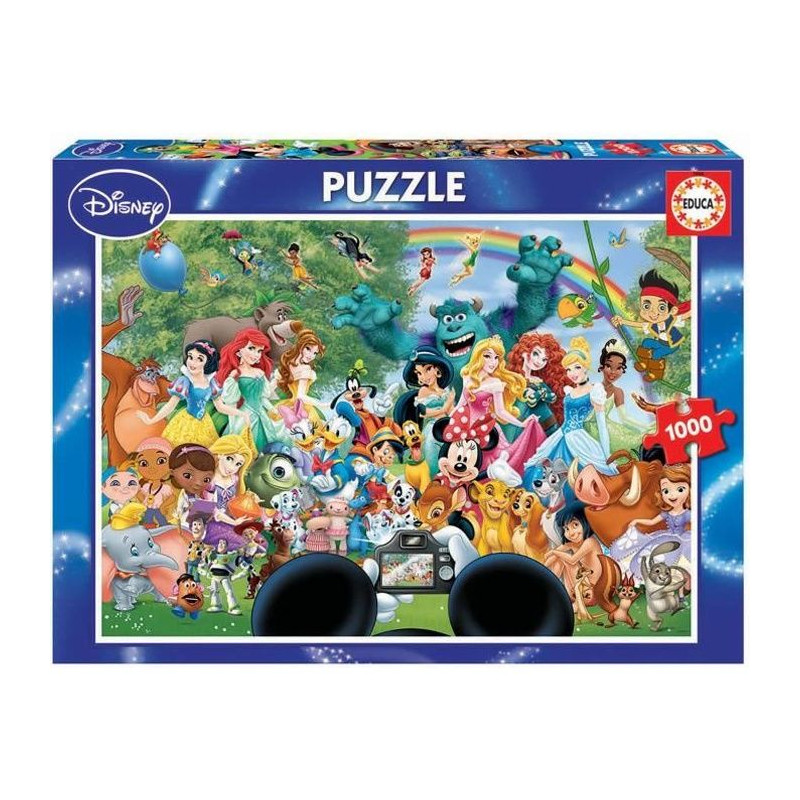 Puzzle - EDUCA - Le merveilleux monde de Disney II - 1000 pieces - Dessins animés et BD - Disney Princesses