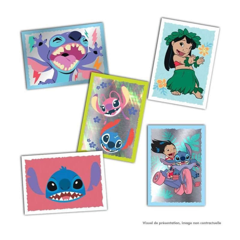 Box de 36 pochettes - PANINI - STITCH - Contient 180 stickers