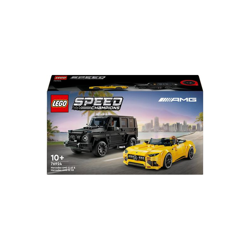 LEGO® Speed Champions 76924 Mercedes AMG G 63 et Mercedes AMG SL 63