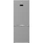 Réfrigérateur pose-libre combiné - BEKO - RCNE560E40ZXPN - Classe E - 514 L - 74,5 x 70 x 192 cm - Inox