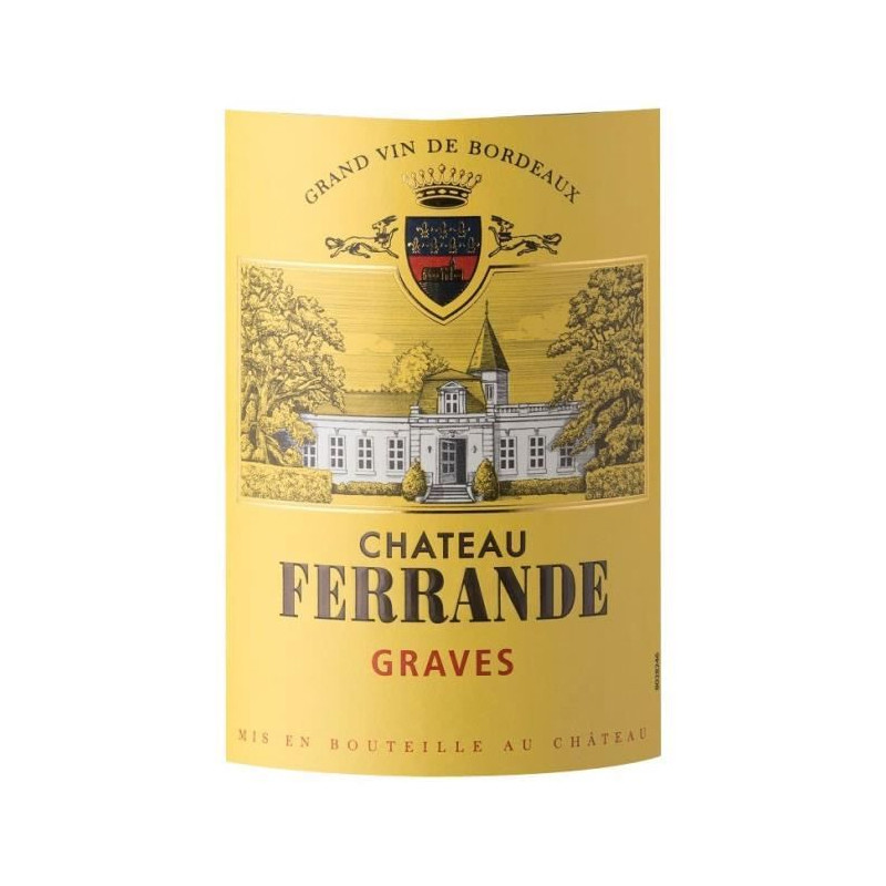 Magnum Coffret Cadeau Caisse Bois - Château Ferrande 2019 Graves - Vin rouge de Bordeaux