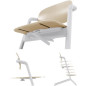 CYBEX - Pack 3-en-1 Lemo 2 avec Chaise Haute évolutive, Baby Set et Plateau - Sand White