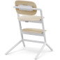 CYBEX - Pack 3-en-1 Lemo 2 avec Chaise Haute évolutive, Baby Set et Plateau - Sand White