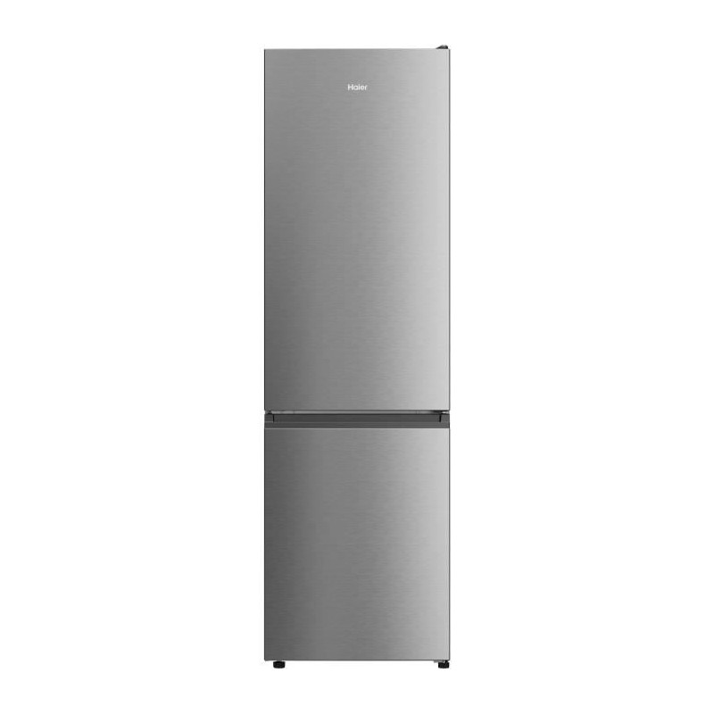 Réfrigérateur Combiné - HAIER - 2D 60 Series 1 HDW1620DNPK - Classe D - 377 L - 200 x 59,5 x 65,9 cm - Effet Inox