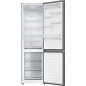 Réfrigérateur Combiné - HAIER - 2D 60 Series 1 HDW1620DNPK - Classe D - 377 L - 200 x 59,5 x 65,9 cm - Effet Inox