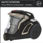 Aspirateur Traineau Sans Sac - HOOVER - HP720PET - 850 W - 68 dBA - Cassette 2 L - Spécial parquet et animaux