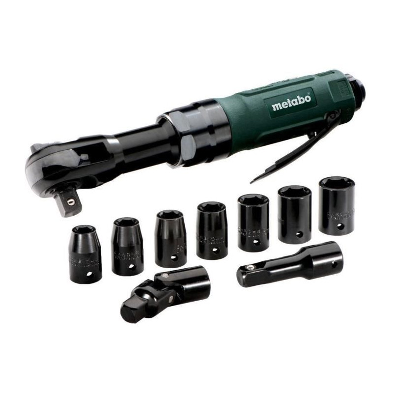 Tournevis a cliquet a air comprimé - METABO - DRS 68 Set 1/2