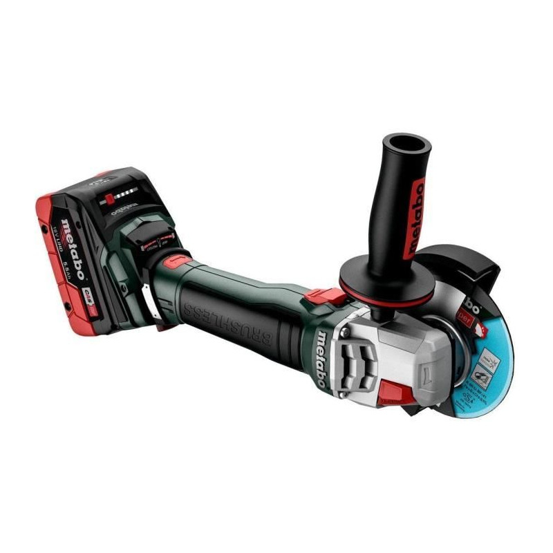 Meuleuse d'angle sans fil - METABO - WB 18 LT BL 11-125 Quick - 18 V - MetaBOX 165 L