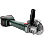 Set Meuleuse d'angle sans fil - METABO - W 18 L 9-125 Quick - 18 V - MetaBOX 165 L