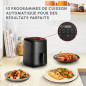 MOULINEX Easy Fry Compact, Friteuse sans huile, 3 L, 4 personnes, 10 Programmes automatiques, Ecran digital, Air fryer EZ145820